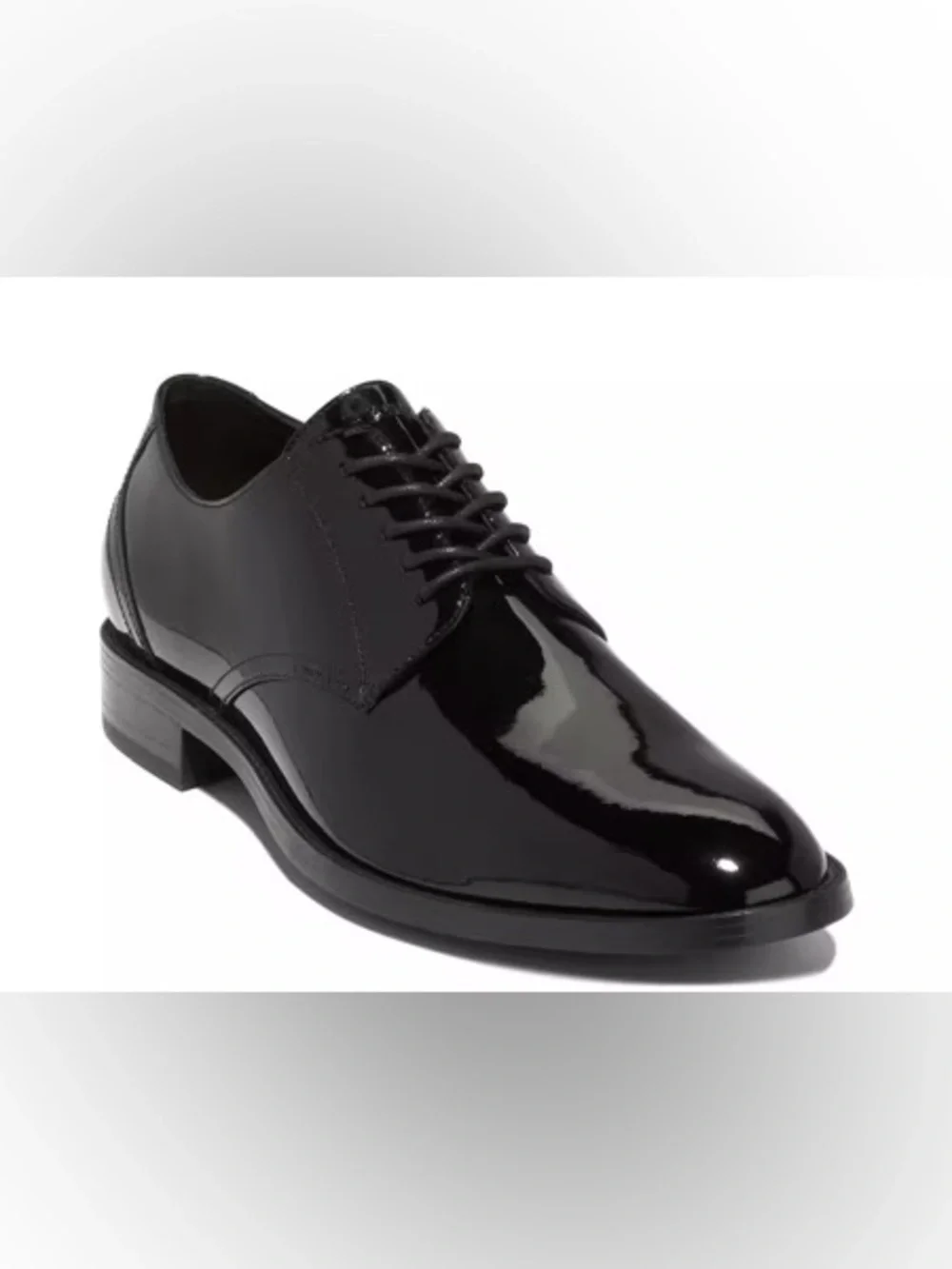 Worn Once, Men’s Sz 13 - Cole Haan Hawthorne Oxford Black Patent Leather Shoes